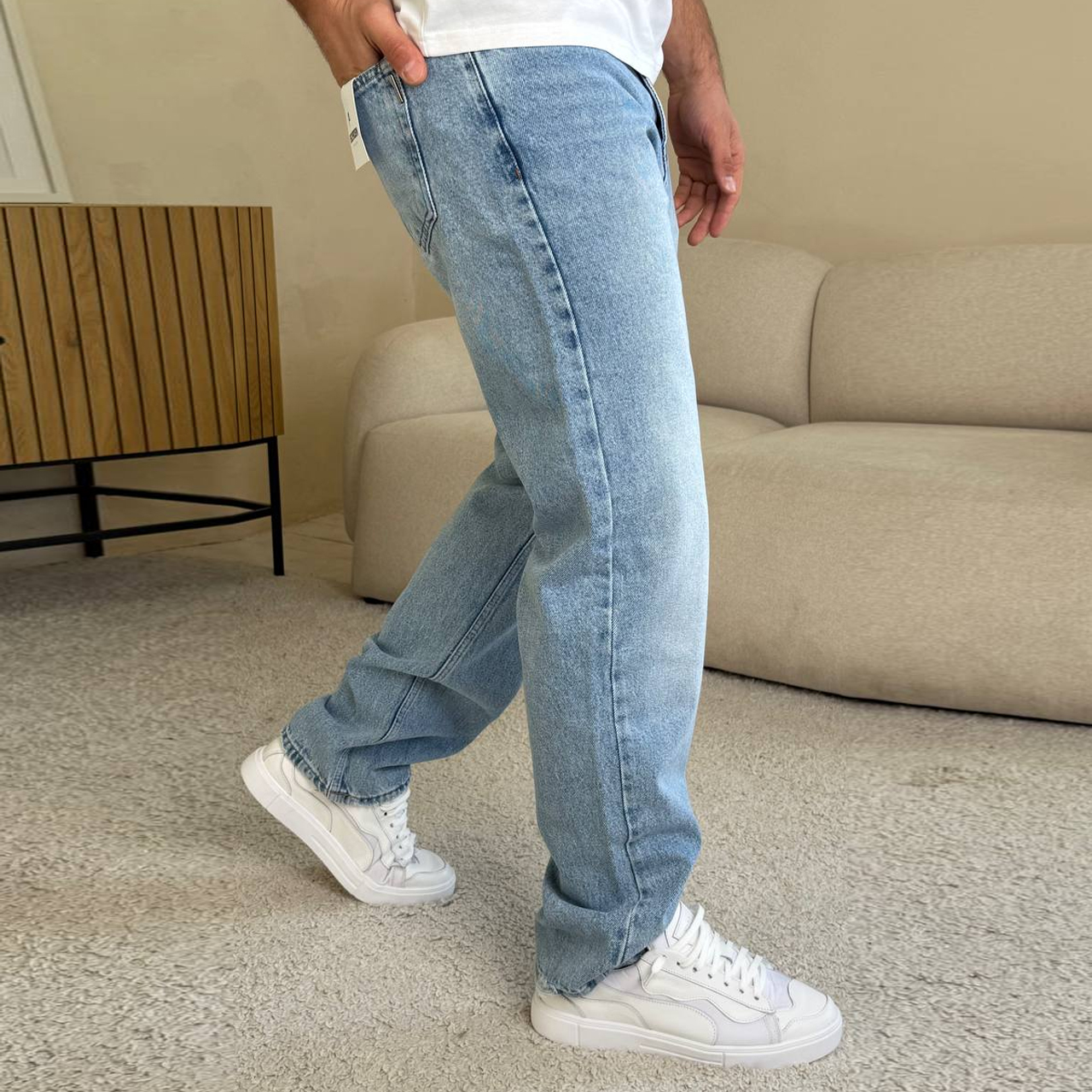 Джинси Baggy світло-сині 2098-5