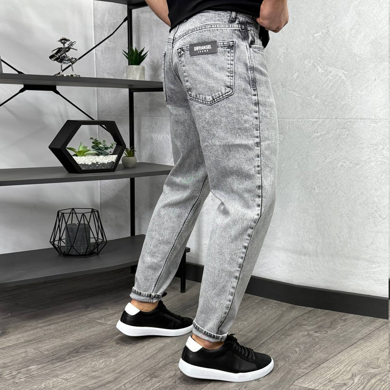 Джинси Mom сірі 3