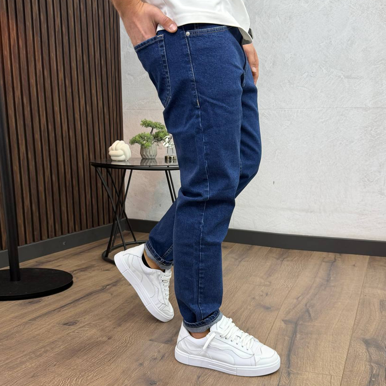 Джинси Slim Mom темно-сині 5900-34