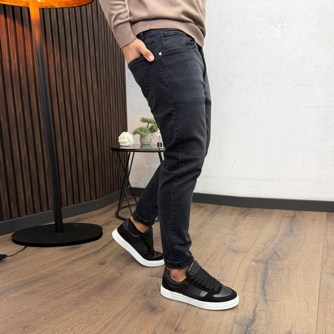 Джинси Slim Mom темно-сірі 5900-39