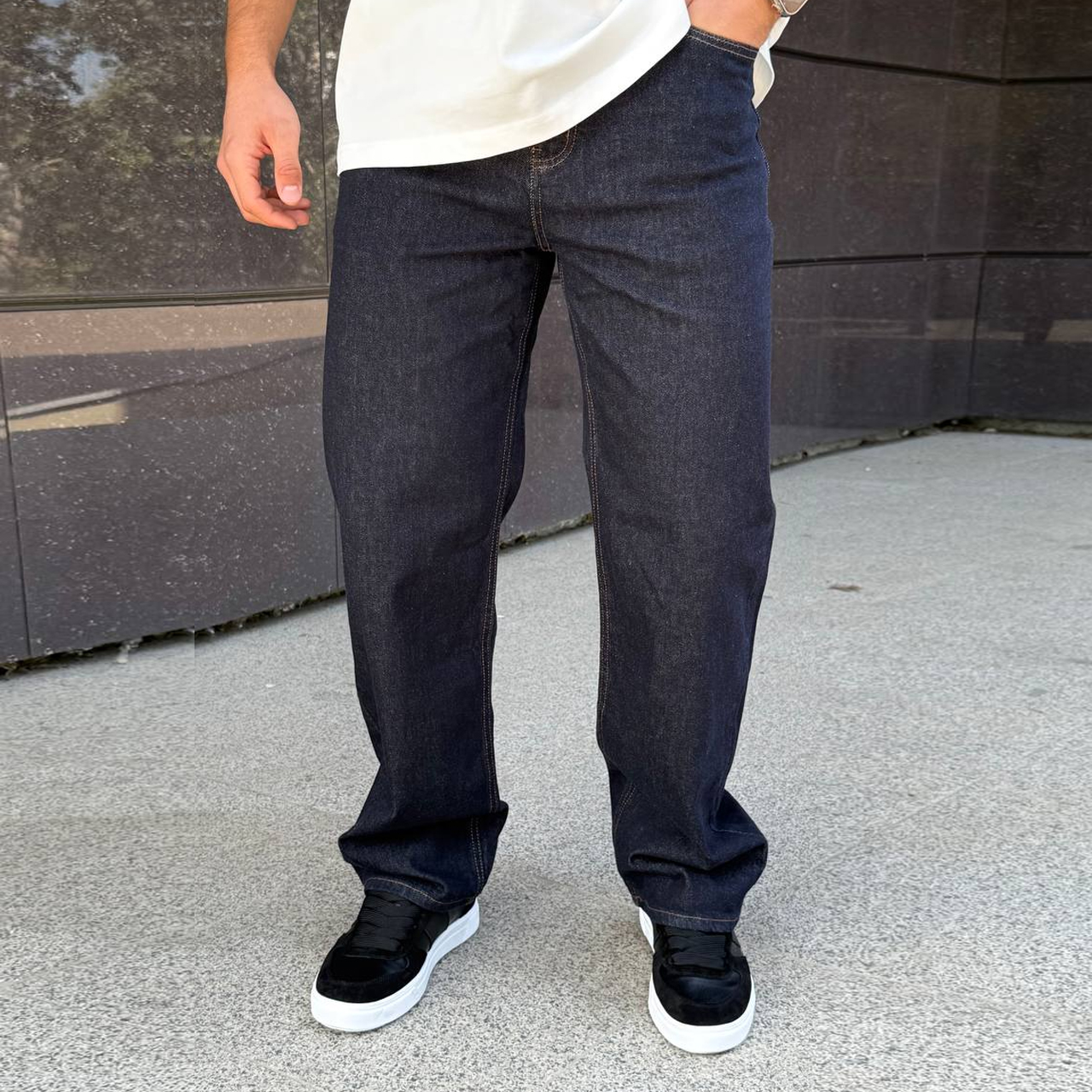 Джинси Baggy темно-сині 810