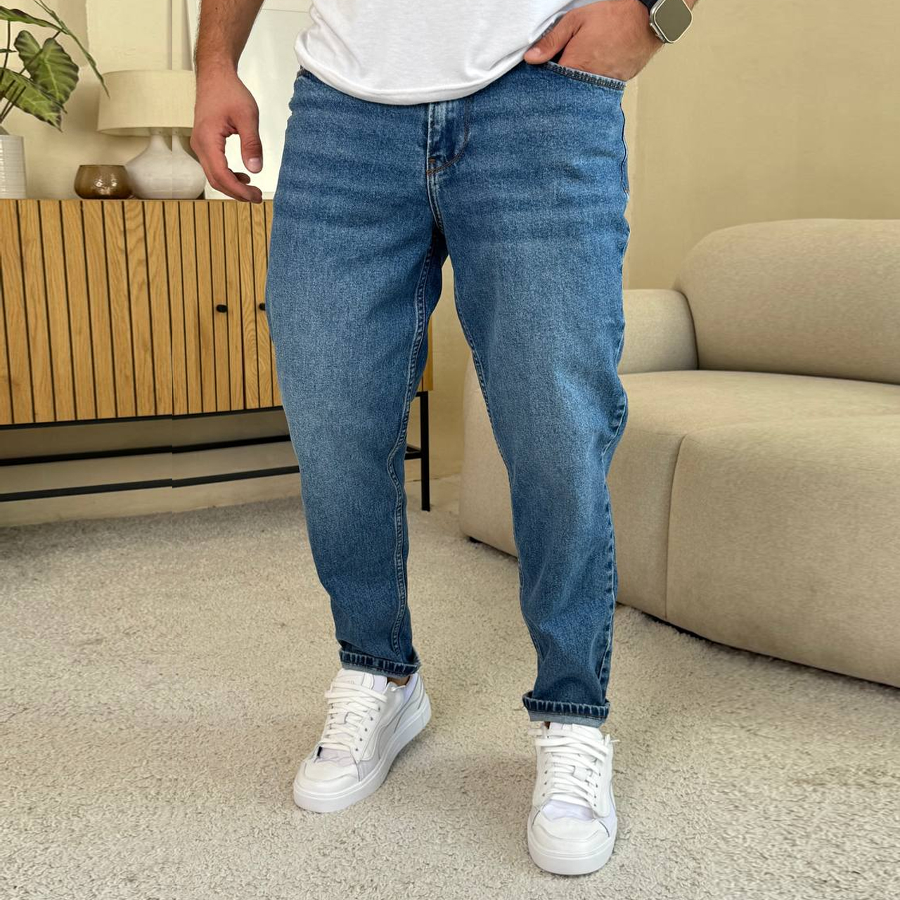 Джинси Mom сині 14