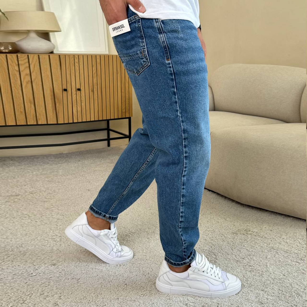 Джинси Mom сині 14