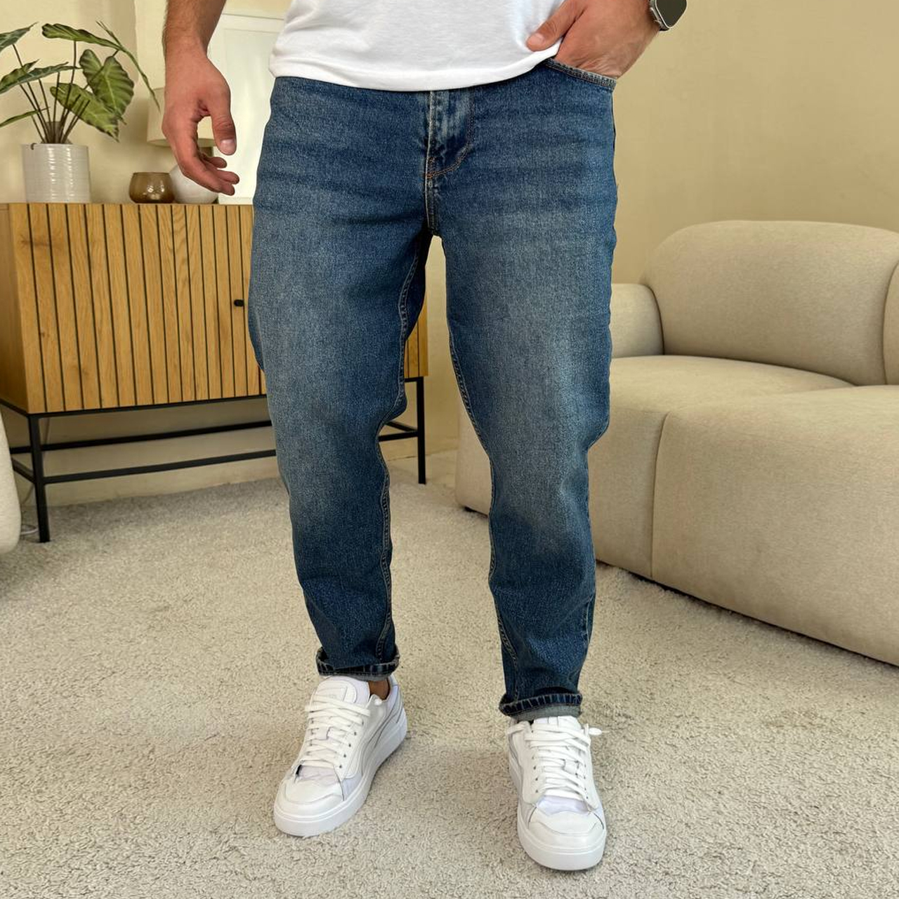 Джинси Mom сині 15