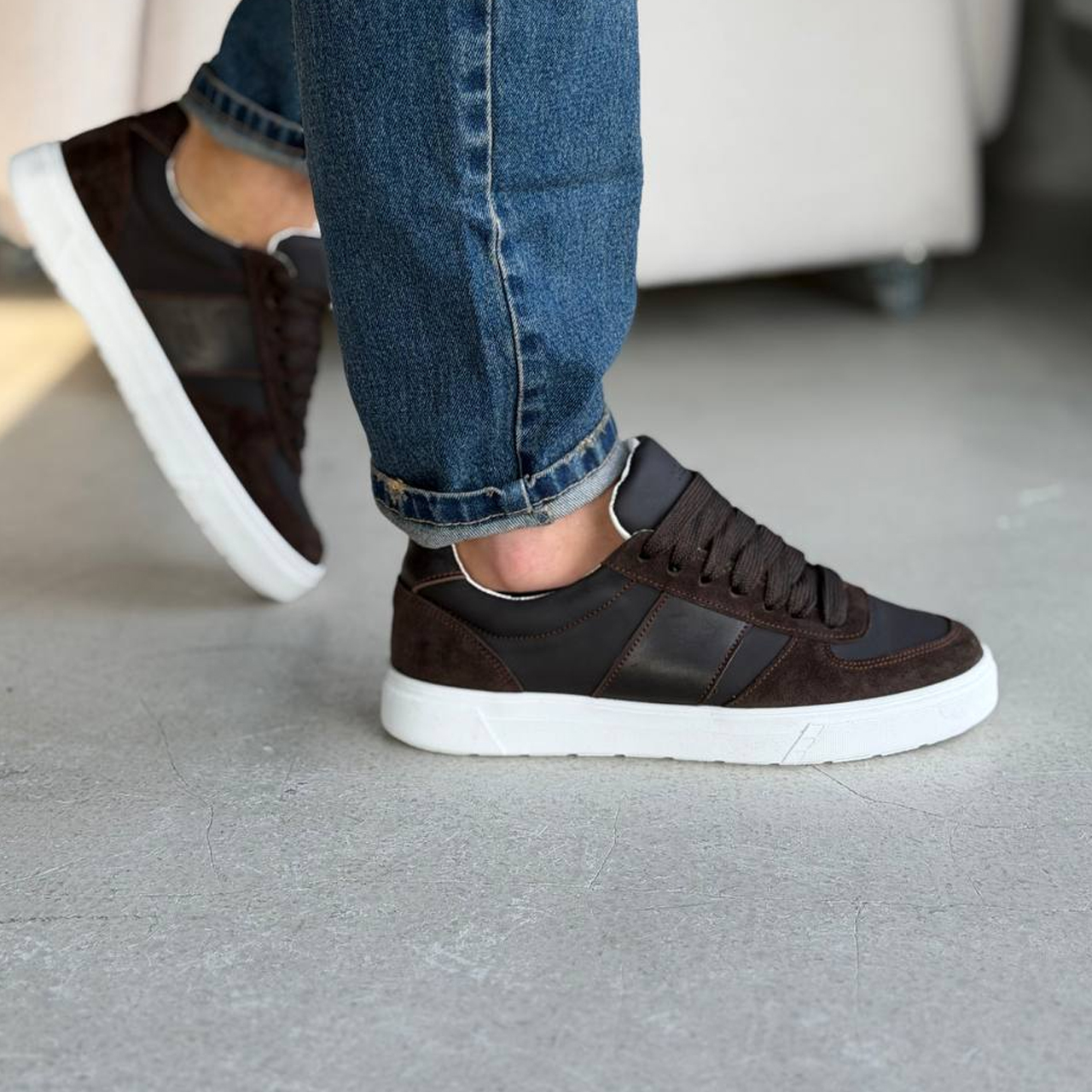 Кеди HARD Old коричневі 2405-4