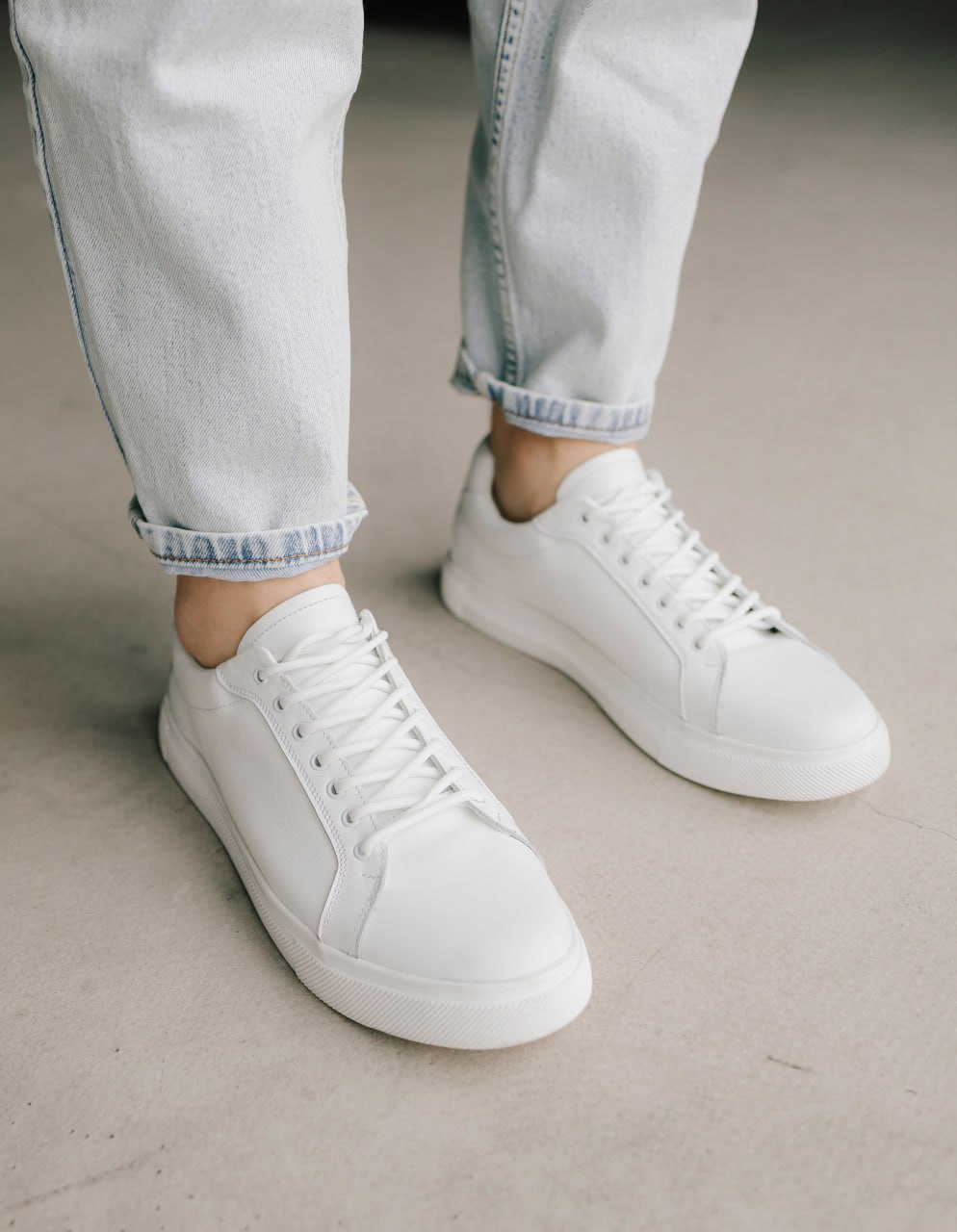 Кеди HARD Edge білі 112-2