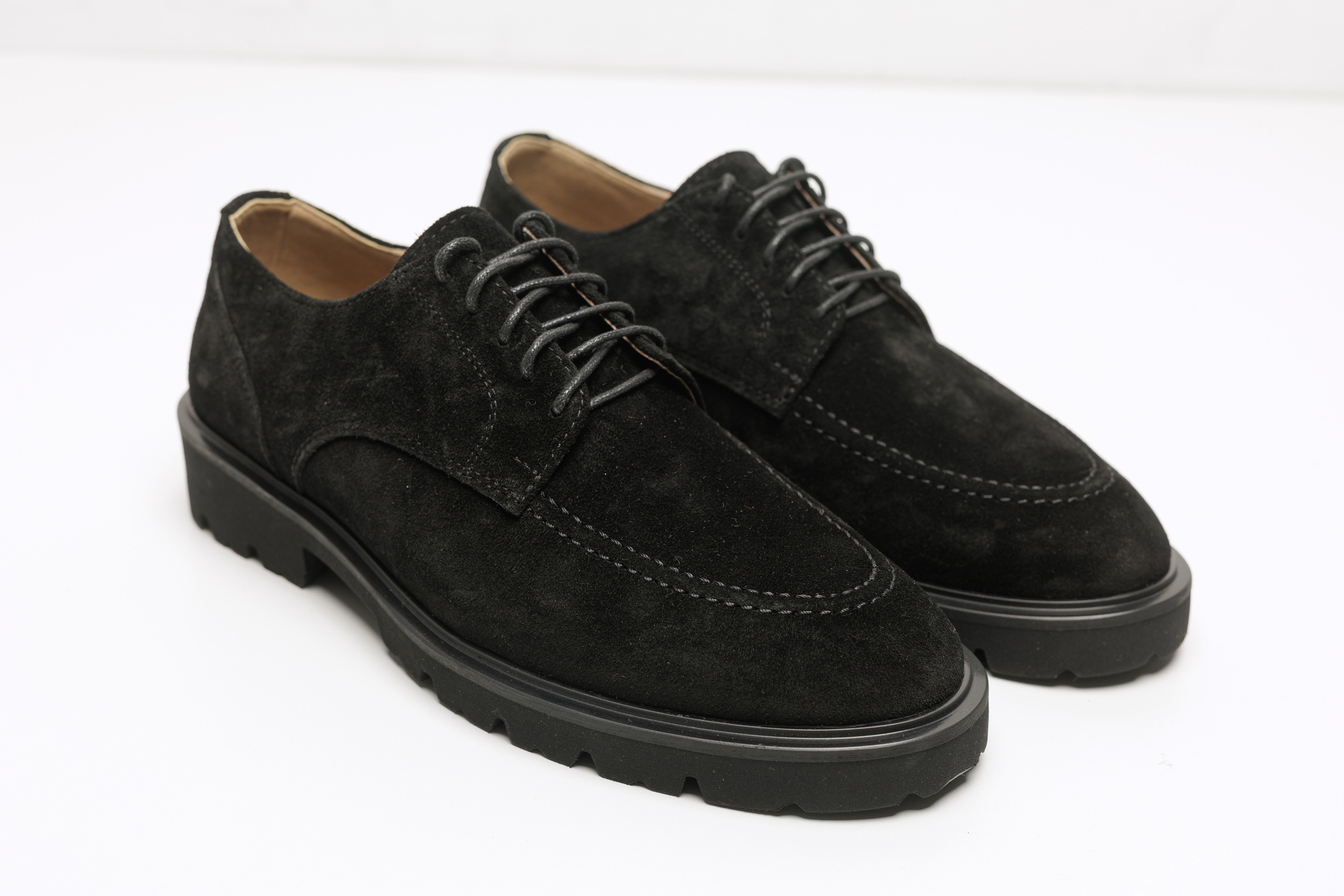 Туфлі HARD чорні замша 732-2