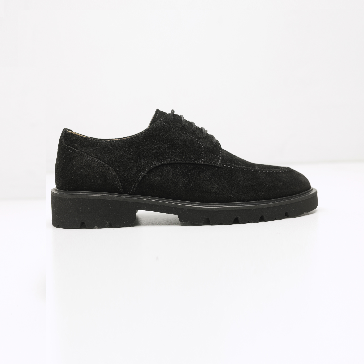 Туфлі HARD чорні замша 732-2