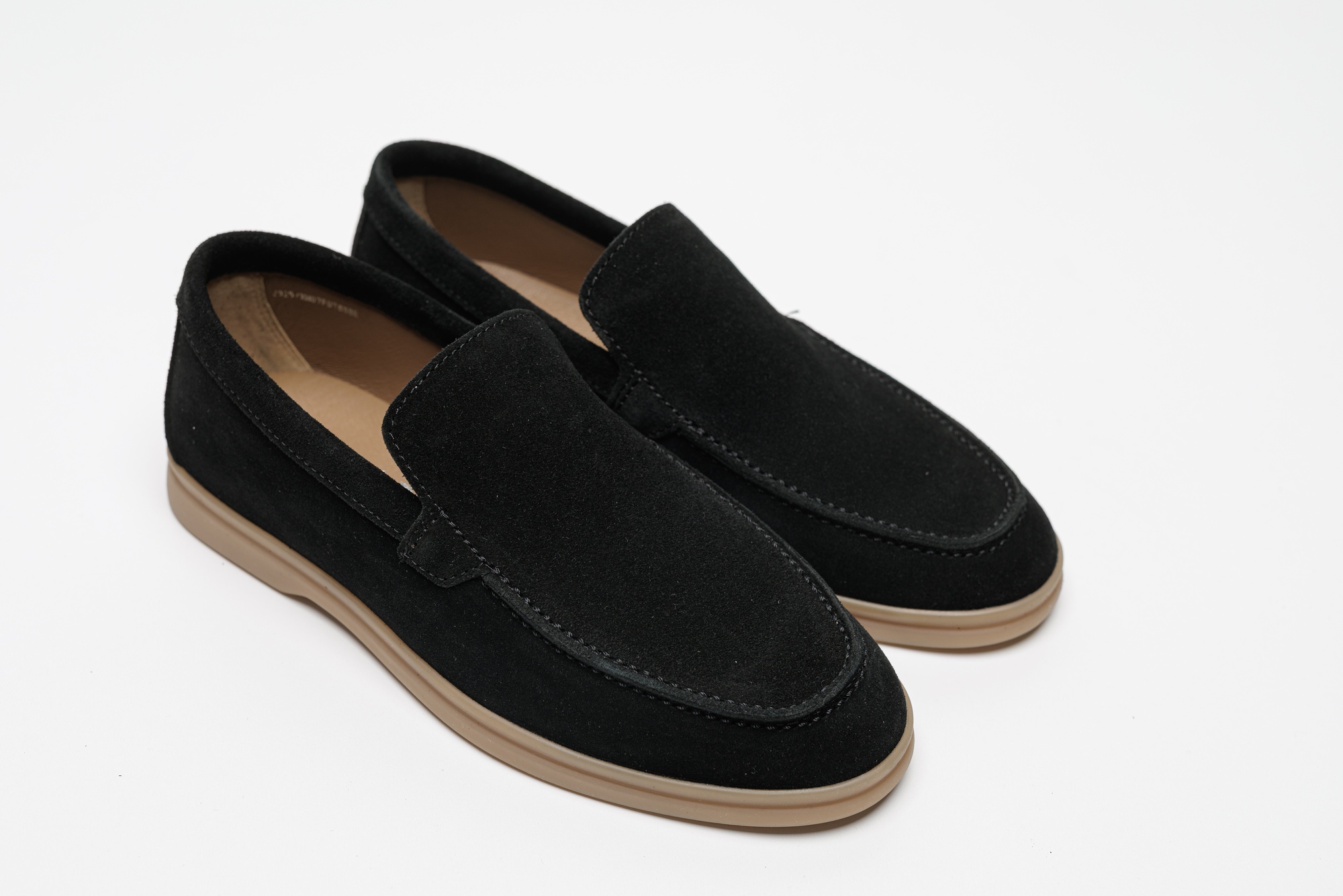 Лофери HARD чорні замша 26167-2