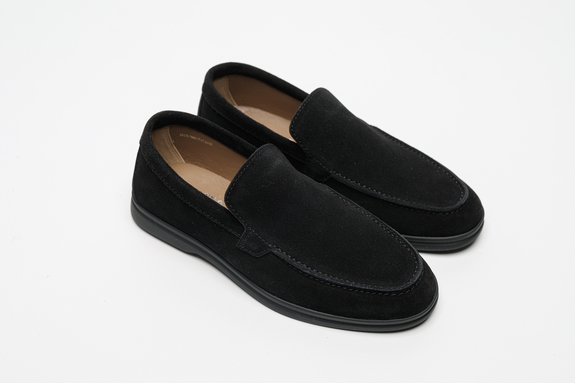 Лофери HARD чорні замша 