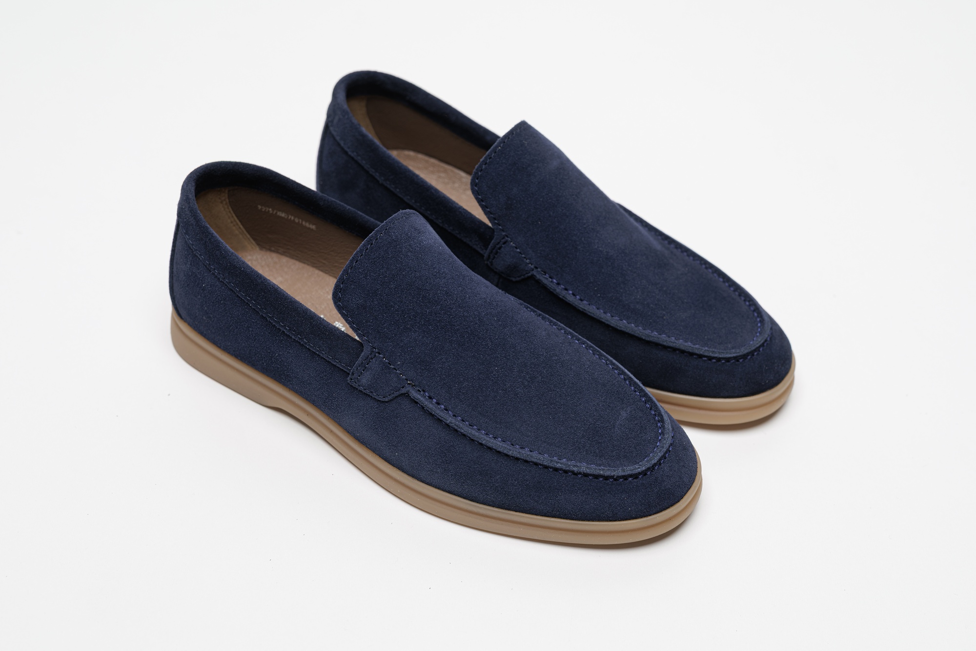 Лофери HARD сині замша 26167-3