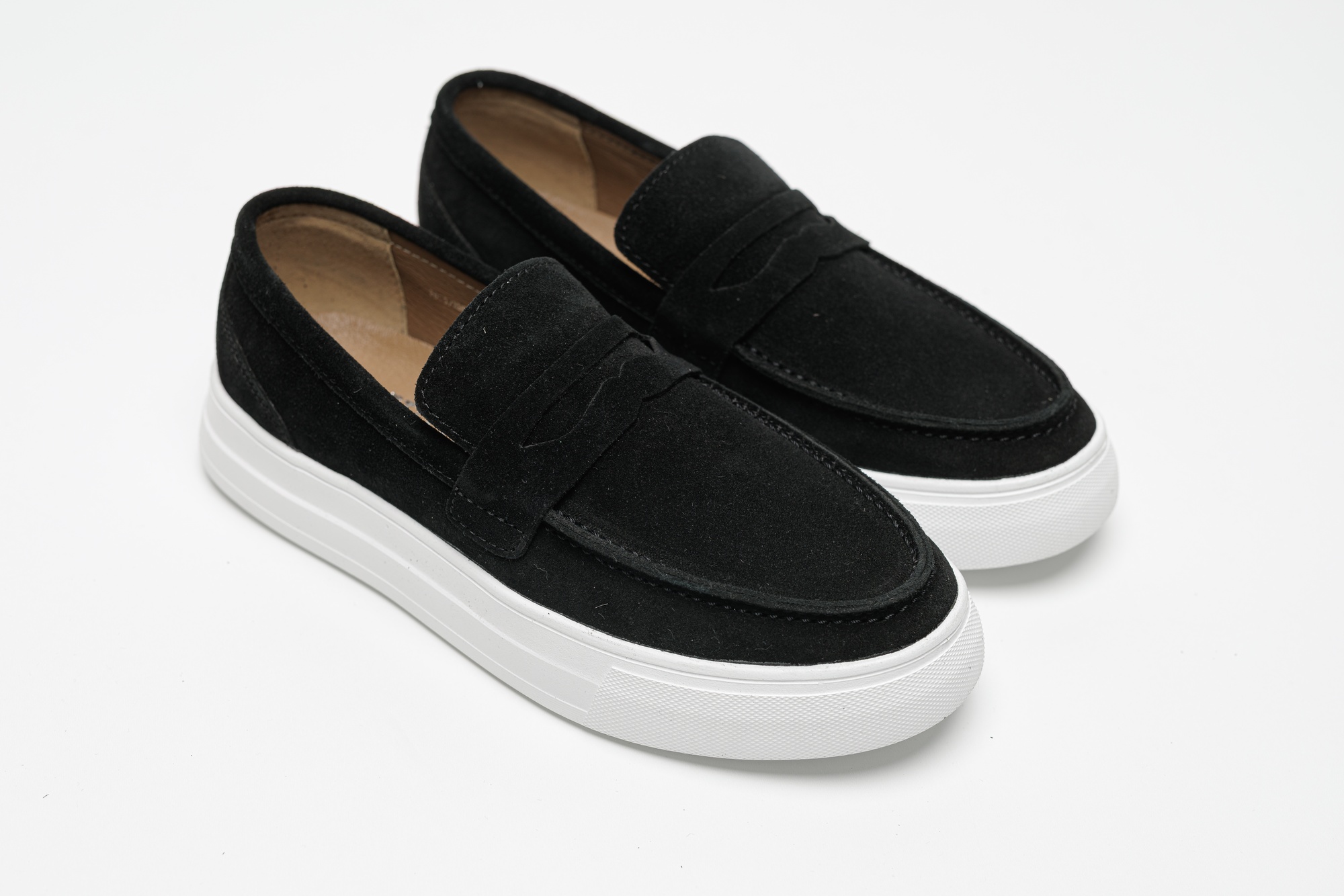 Сліпони HARD чорні замша 885-2