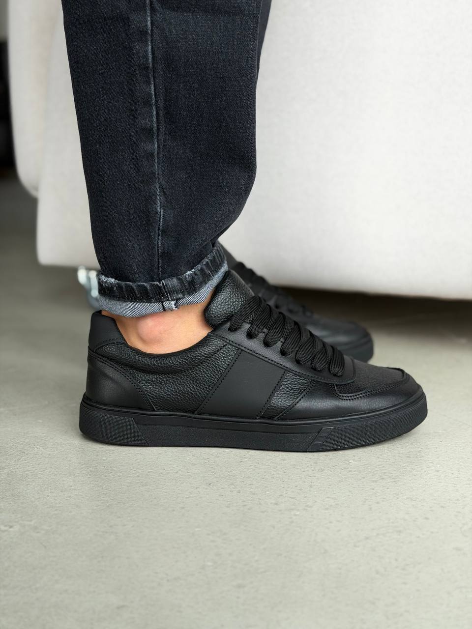 Сліпони HARD чорні шкіра хутро 2012-3