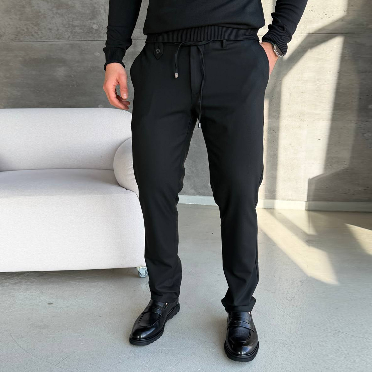 Штани класичні чорні 5180-1