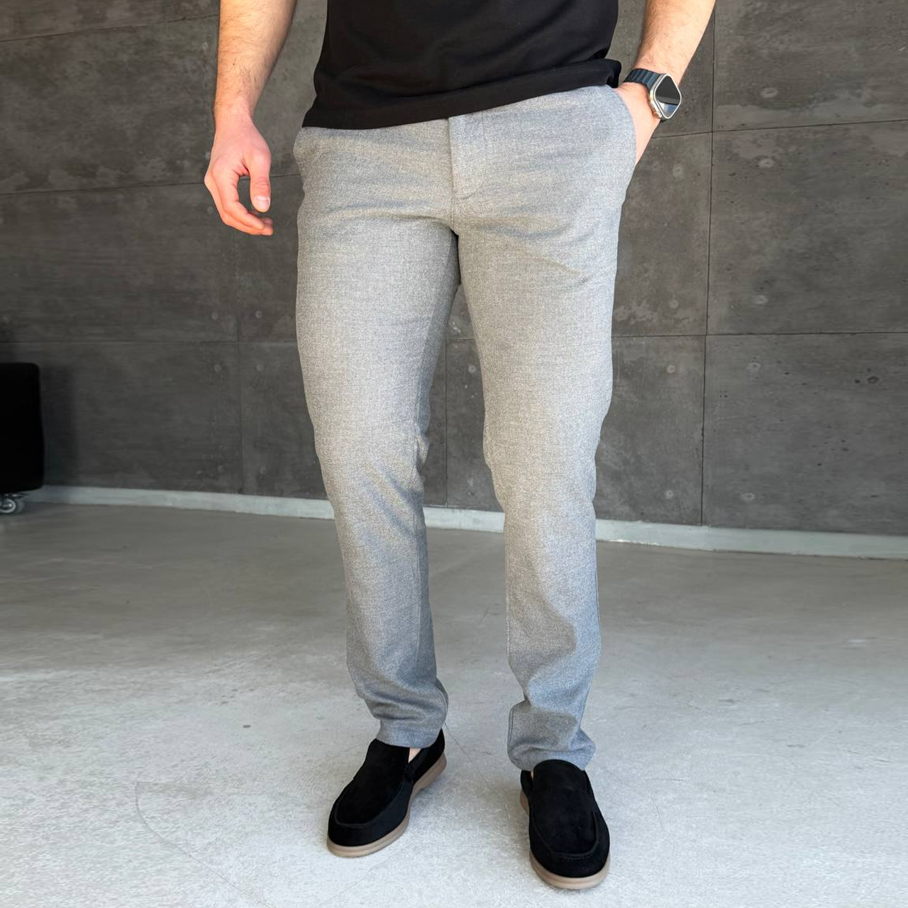 Штани класичні сірі 5040-2