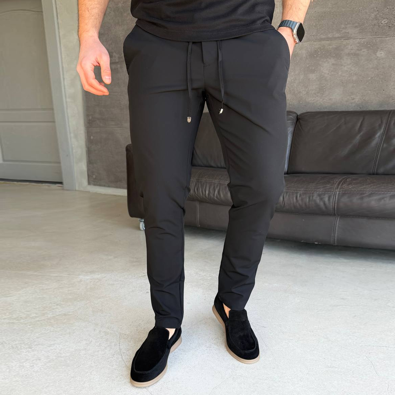 Штани класичні чорні 4000-0-1