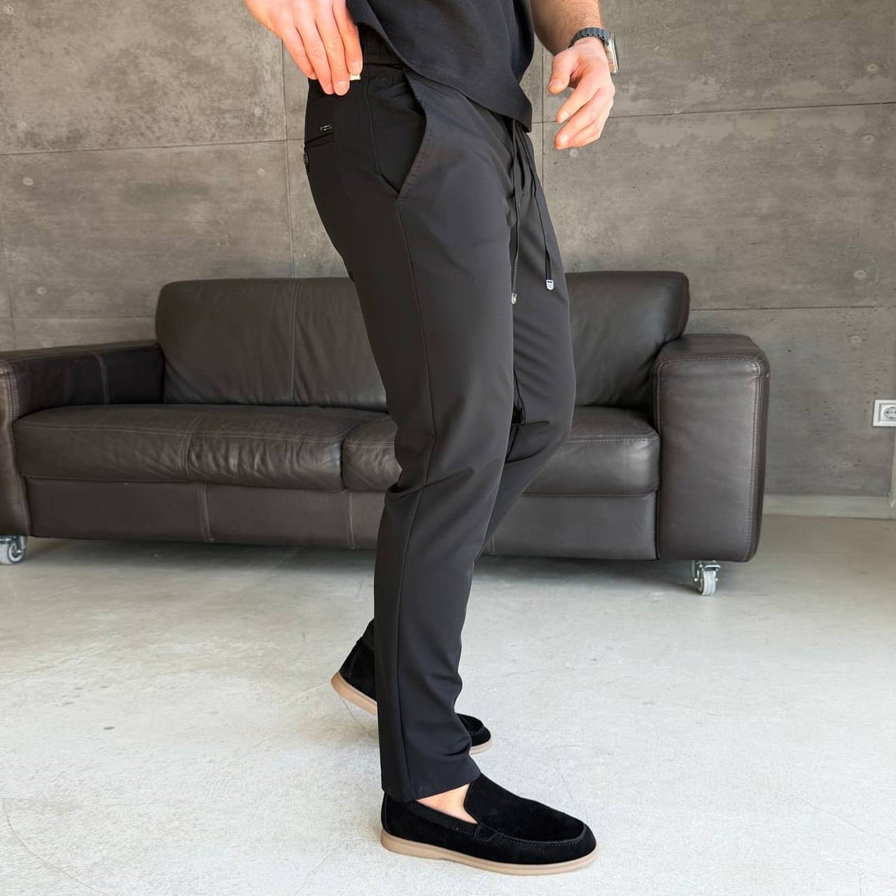 Штани класичні чорні 4000-0-1