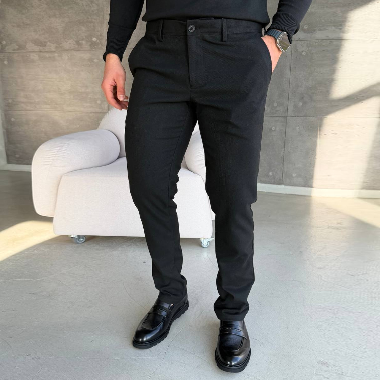 Штани класичні чорні 5440-1