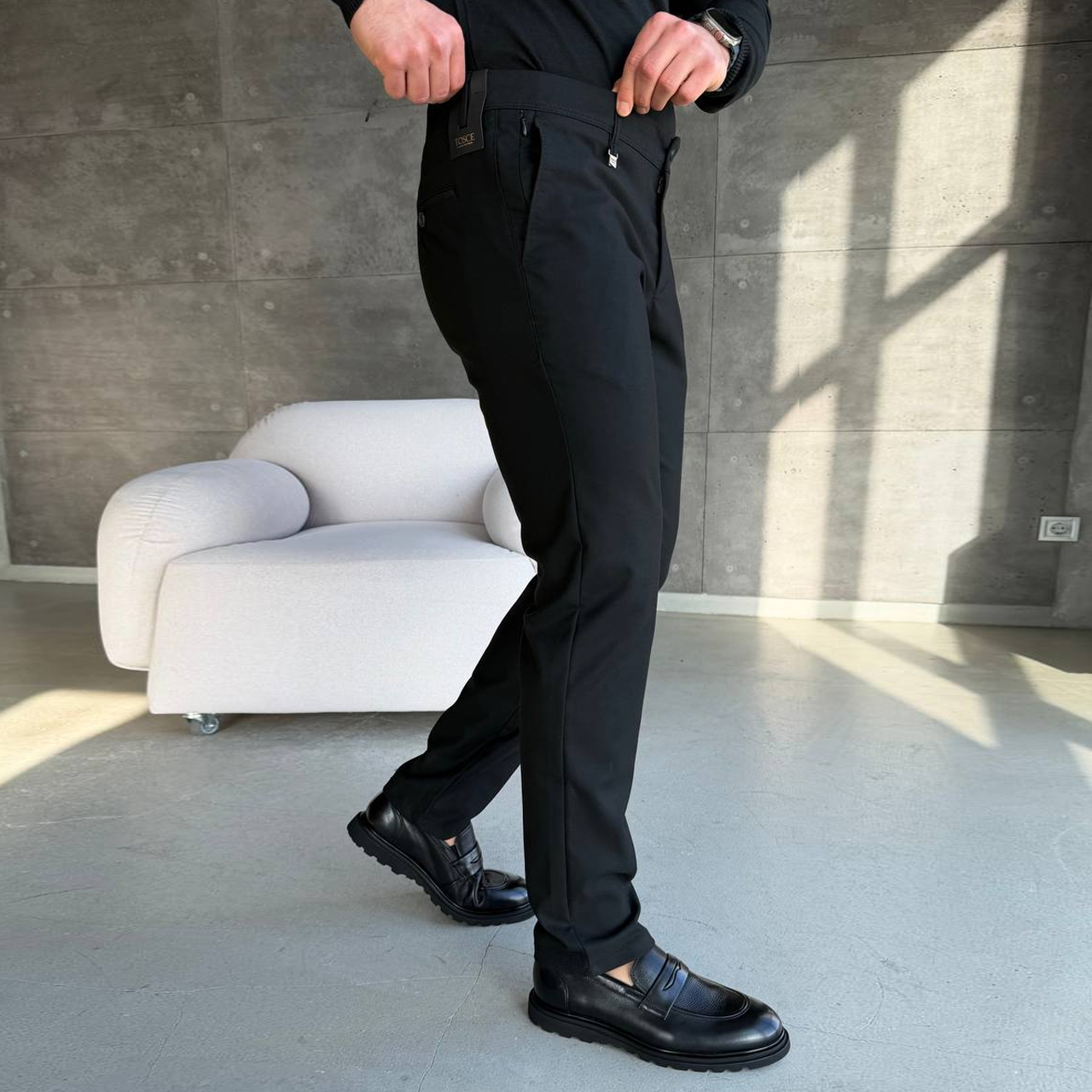 Штани класичні чорні 5420-2