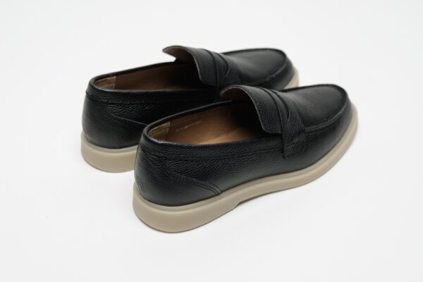 Лофери HARD чорні шкіра 785-2