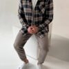 Сорочка HARD в клітинку, синьо-бежева 5194-6 Сорочка HARD в клітинку, синьо-бежева 5194-6