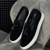 Сліпони HARD чорні замш хутро 2012-1