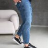 Джинси Slim Mom сині 2908